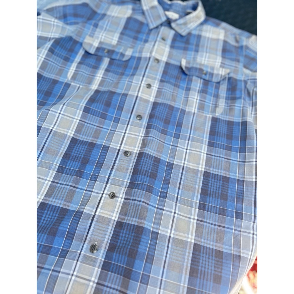 Red Head Brand Shirt Men's XLT Plaid Vented Pocket Bass Pro Fishing Outdoor SS - Picture 3 of 6